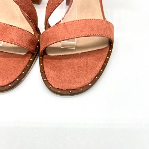 Chinese Laundry Womens Size 8.5 Microsuede Block Heels Dress‎ Sandals Shoes - Picture 5 of 13